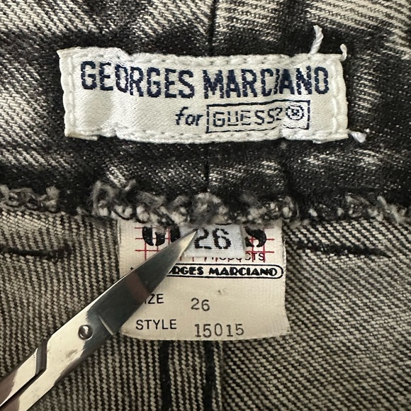 Georges Marciano for Guess Black/Grey Acid-Washed Denim Jacket and Jean Set - Picture 11 of 11